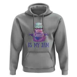 Alzheimer Is My Jam Hoodie Awareness Support Funny Saying Quotes Grape Jar TS11 Sport Gray Print Your Wear