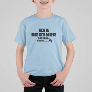 Big Brother T Shirt For Kid Loading Game Console TS11 Light Blue Print Your Wear