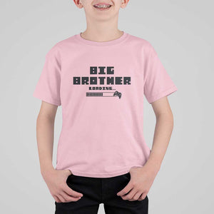 Big Brother T Shirt For Kid Loading Game Console TS11 Light Pink Print Your Wear
