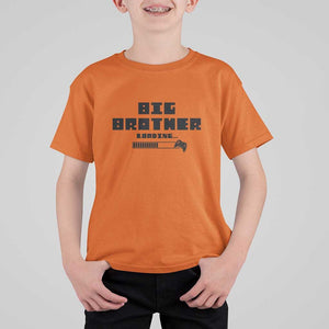 Big Brother T Shirt For Kid Loading Game Console TS11 Orange Print Your Wear
