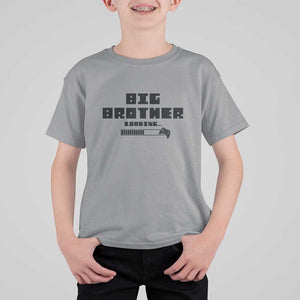 Big Brother T Shirt For Kid Loading Game Console TS11 Sport Gray Print Your Wear
