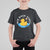 Rubber Ducky T Shirt For Kid Big Duck Vibes Cute Surfing Ocean Waves Summer Vacation TS11 Black Print Your Wear