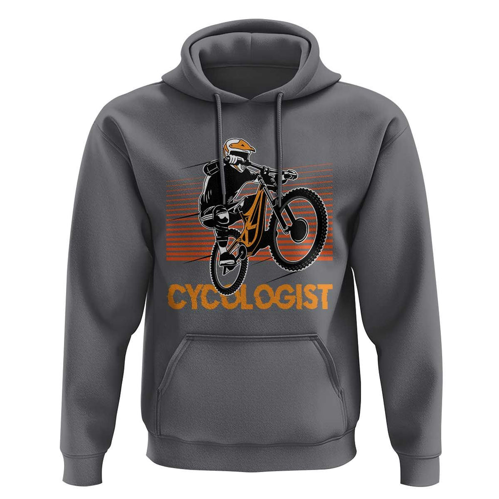 Funny Cycologist Hoodie Cycling Lover Cycle Team Rider Cyclist TS11 Charcoal Print Your Wear