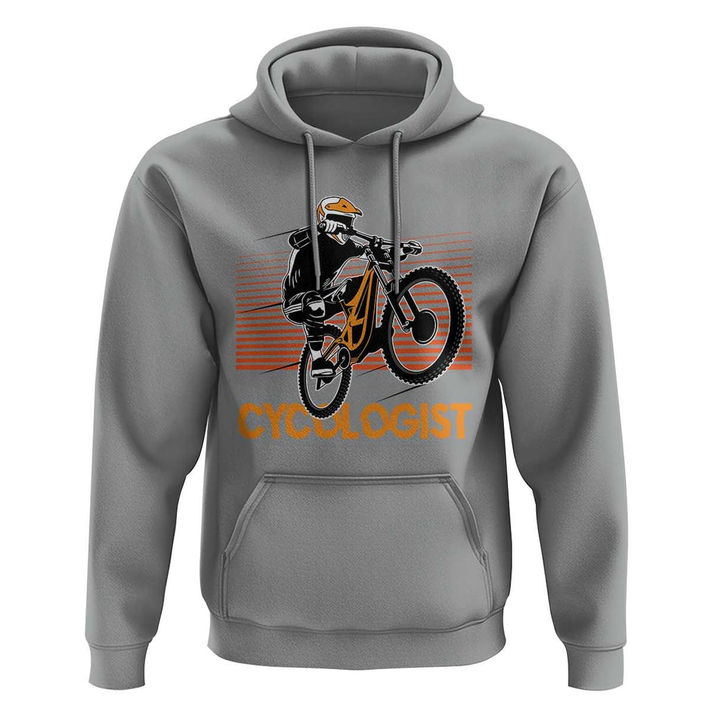 Funny Cycologist Hoodie Cycling Lover Cycle Team Rider Cyclist TS11 Sport Gray Print Your Wear