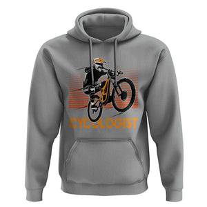 Funny Cycologist Hoodie Cycling Lover Cycle Team Rider Cyclist TS11 Sport Gray Print Your Wear