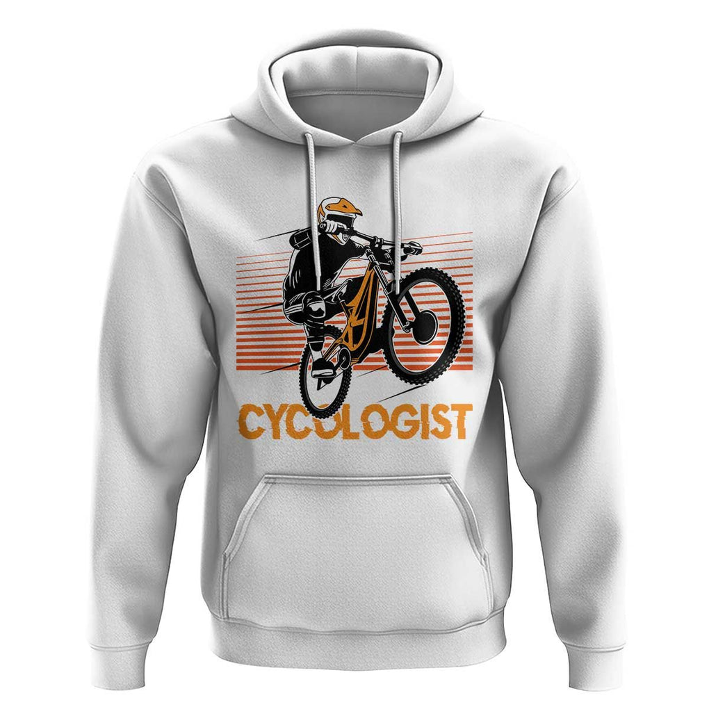 Funny Cycologist Hoodie Cycling Lover Cycle Team Rider Cyclist TS11 White Print Your Wear