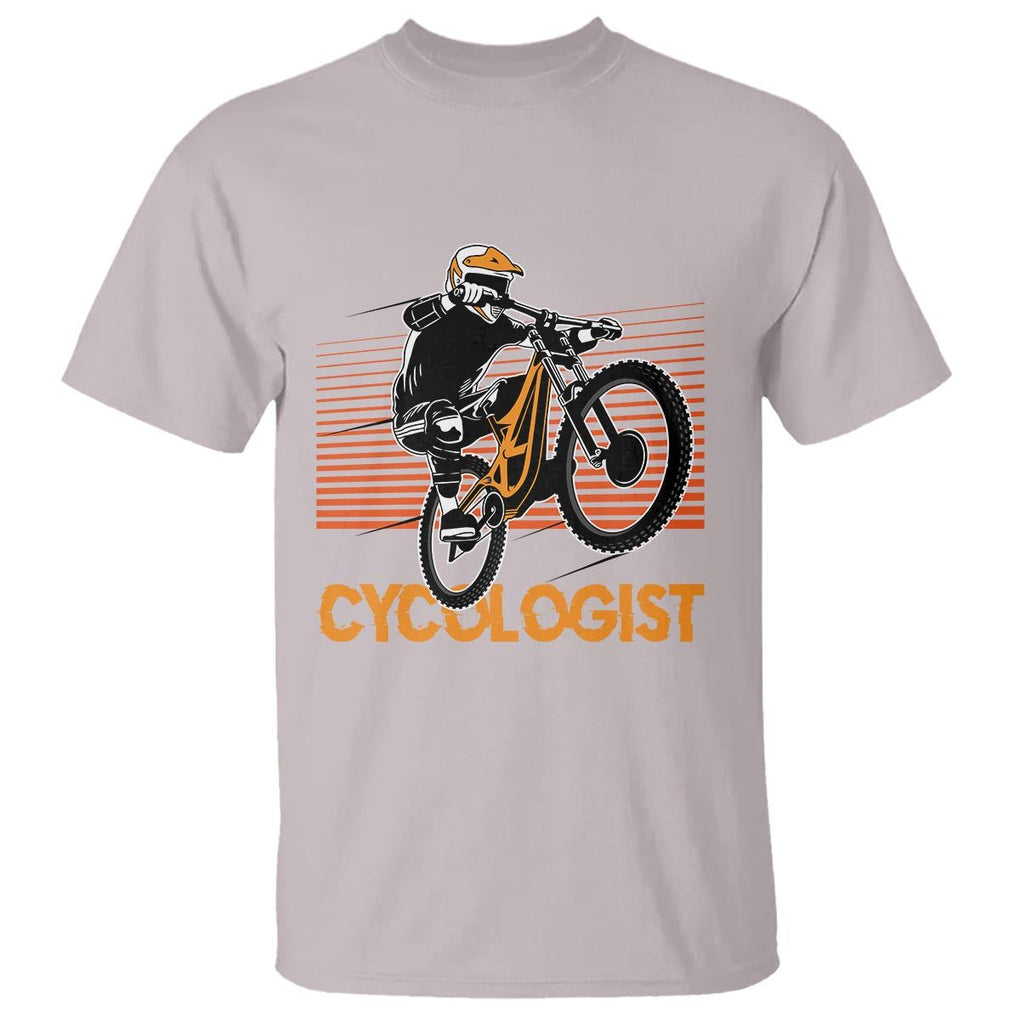 Funny Cycologist T Shirt Cycling Lover Cycle Team Rider Cyclist TS11 Ice Gray Print Your Wear