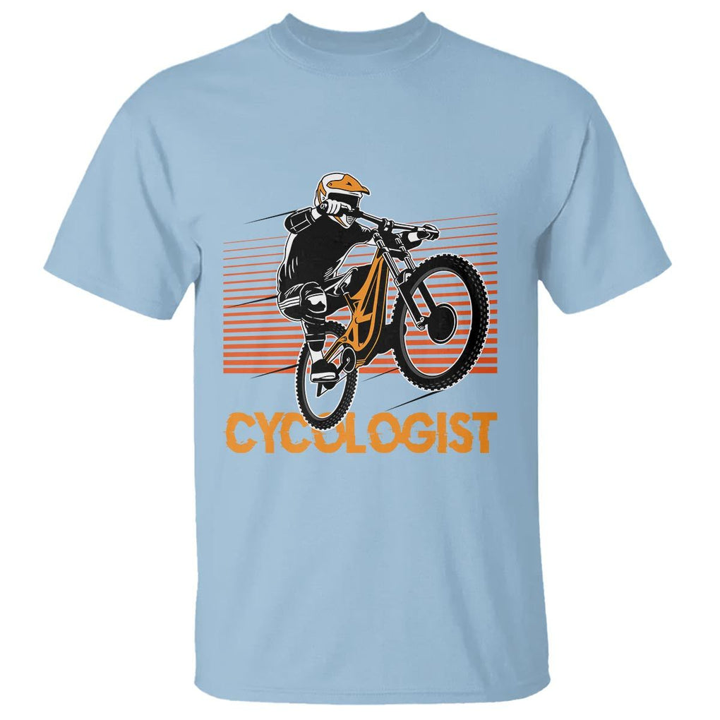 Funny Cycologist T Shirt Cycling Lover Cycle Team Rider Cyclist TS11 Light Blue Print Your Wear