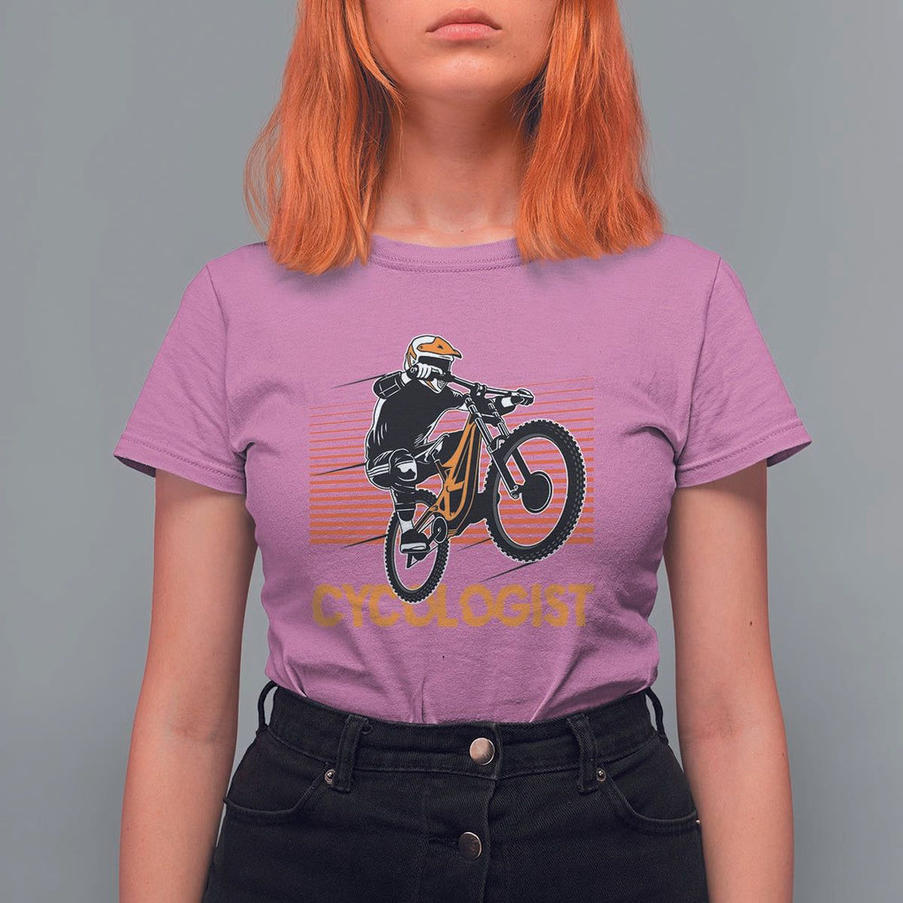 Funny Cycologist T Shirt For Women Cycling Lover Cycle Team Rider Cyclist TS11 Azalea Print Your Wear