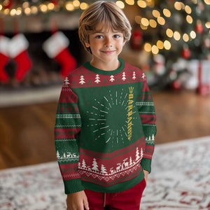 Funny Bajan Pride Barbados Trident Knit Sweatshirt TS11 Christmas Print Your Wear