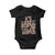 Funny It's Lake Time Baby Onesie Patriotic Boater American Flag USA 4th of July TS11 Black Print Your Wear