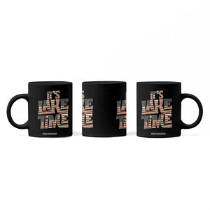 Funny It's Lake Time Coffee Mug Patriotic Boater American Flag USA 4th of July TS11 Print Your Wear
