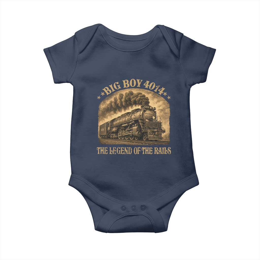 Steam Locomotive Legend of The Rails Train Baby Onesie