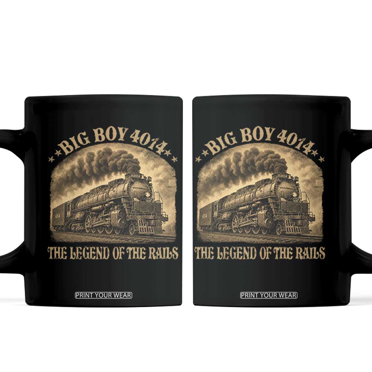 Steam Locomotive Legend of The Rails Train Coffee Mug