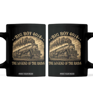 Steam Locomotive Legend of The Rails Train Coffee Mug