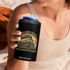 Steam Locomotive Legend of The Rails Train 4 in 1 Can Cooler Tumbler