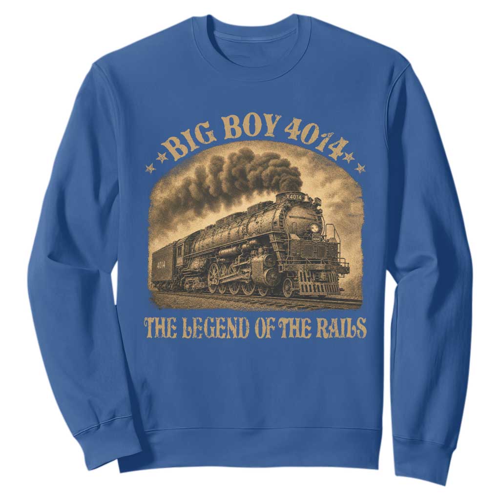 Steam Locomotive Legend of The Rails Train Sweatshirt
