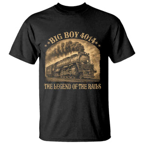 Steam Locomotive Legend of The Rails Train T Shirt