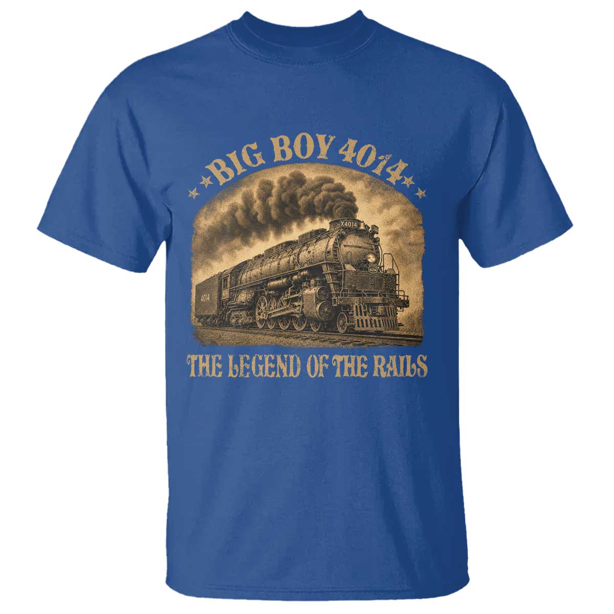 Steam Locomotive Legend of The Rails Train T Shirt
