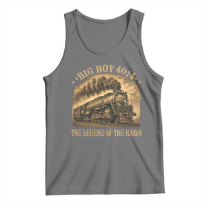 Steam Locomotive Legend of The Rails Train Tank Top