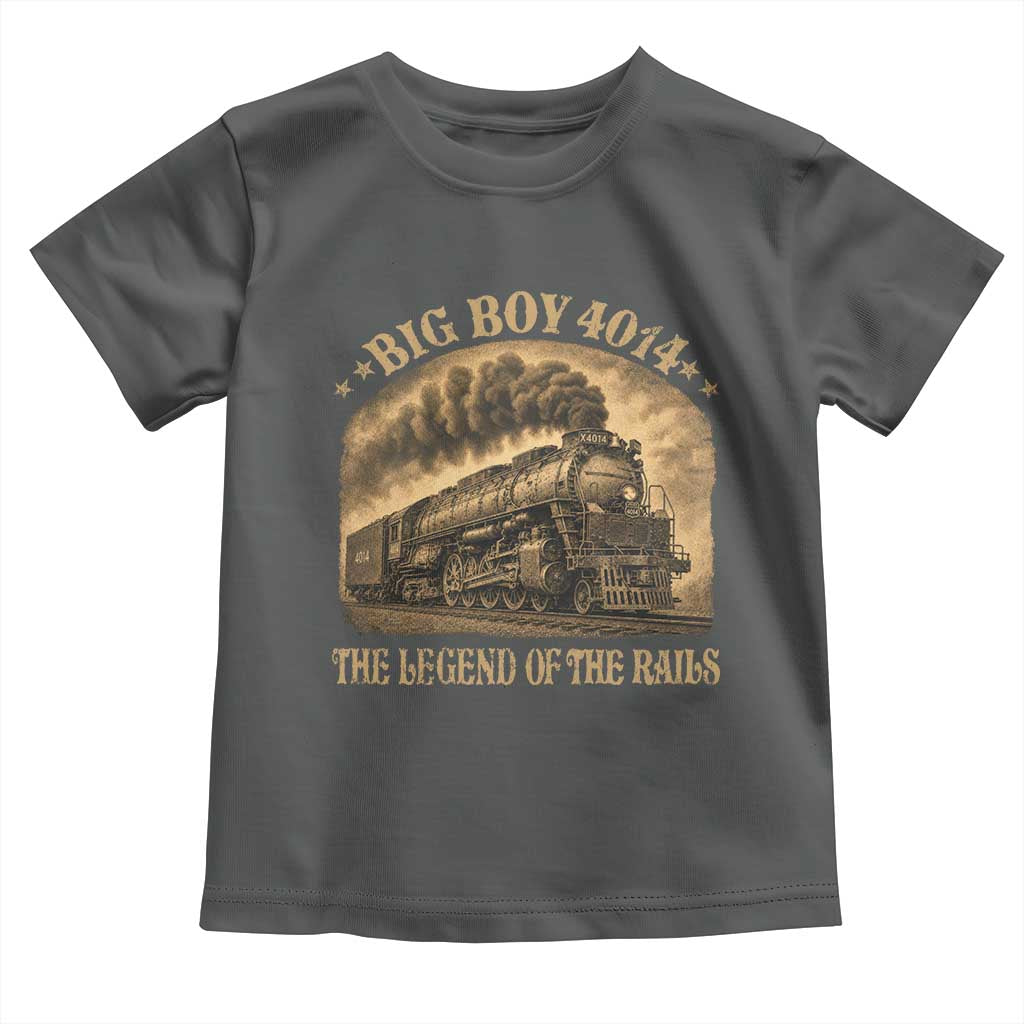 Steam Locomotive Legend of The Rails Train Toddler T Shirt