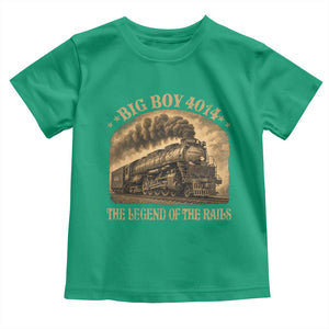 Steam Locomotive Legend of The Rails Train Toddler T Shirt