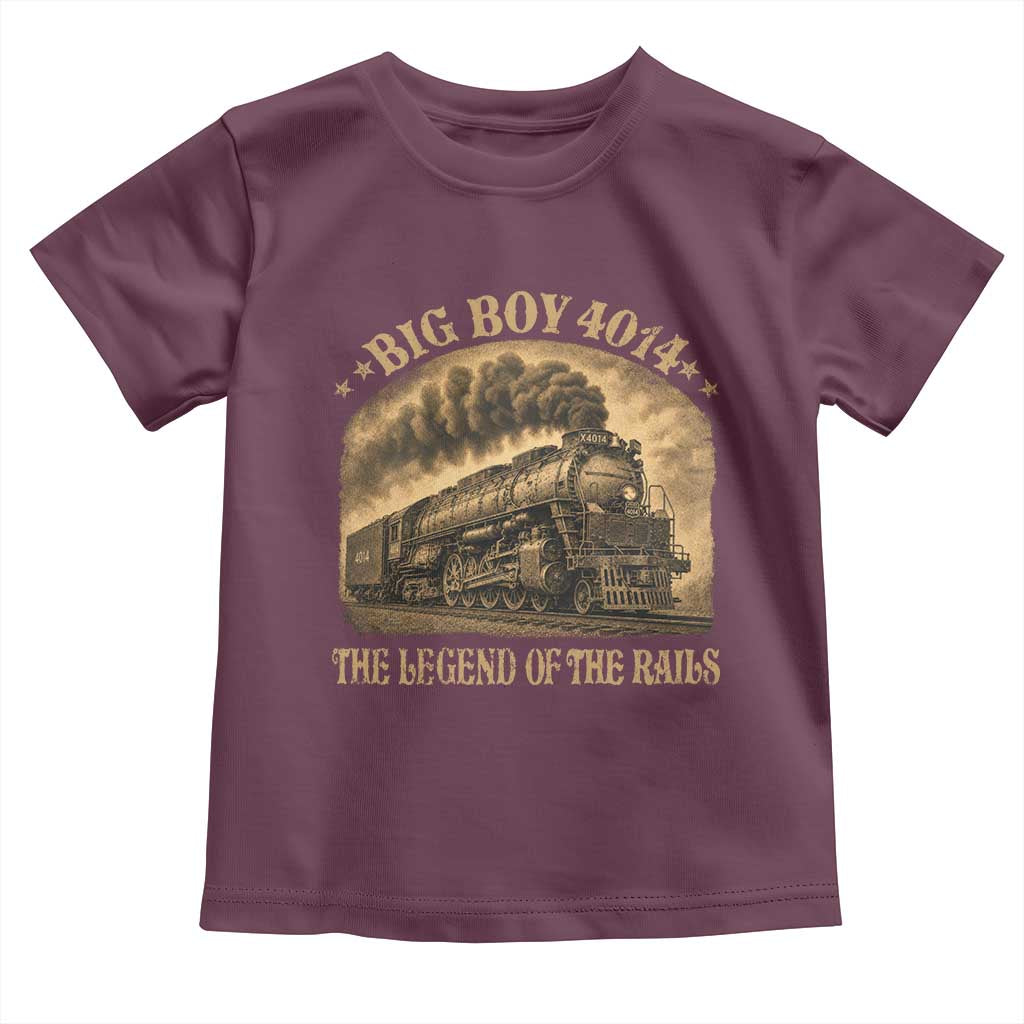 Steam Locomotive Legend of The Rails Train Toddler T Shirt