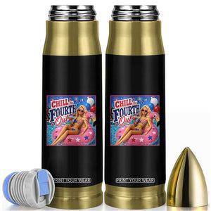 Chill The Fourth Out Doll Meme 4th of July Bullet Tumbler