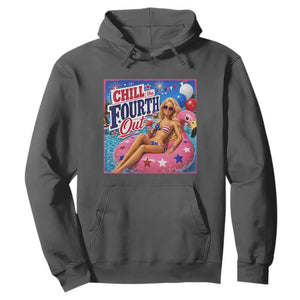 Chill The Fourth Out Doll Meme 4th of July Hoodie