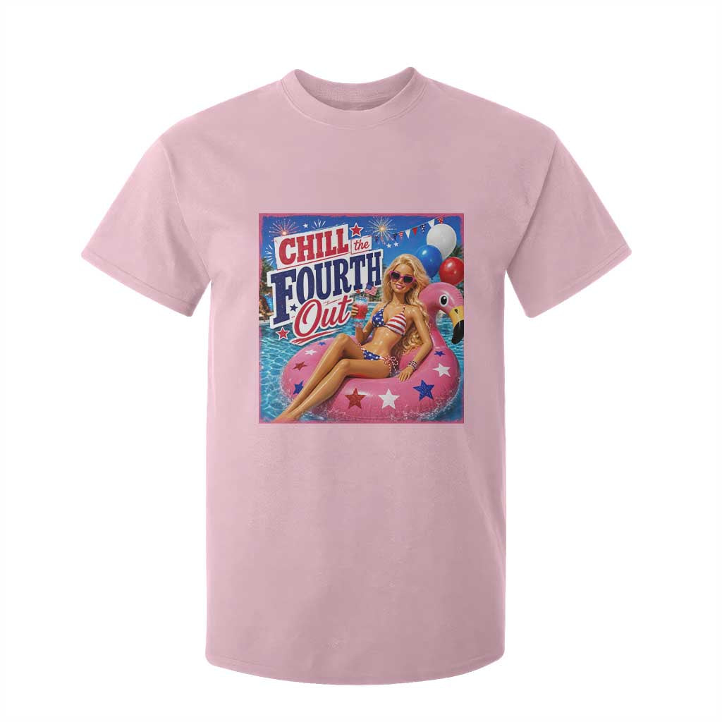 Chill The Fourth Out Doll Meme 4th of July T Shirt For Kid