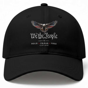 We The People Patriotic Bald Eagle USA 250th Anniversary Bold Proud Free Baseball Cap