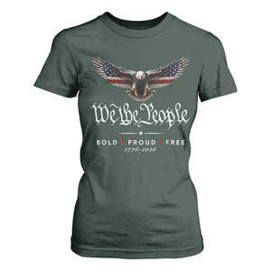 We The People Patriotic Bald Eagle USA 250th Anniversary Bold Proud Free T Shirt For Women