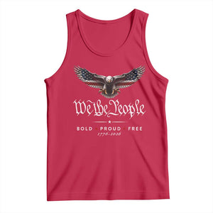 We The People Patriotic Bald Eagle USA 250th Anniversary Bold Proud Free Tank Top