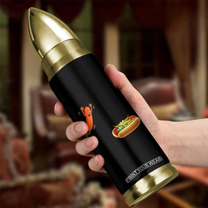 Funny Chicago Style Hot Dog Sausage Jumping Into Bun BBQ Bullet Tumbler