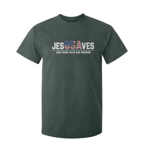 Jesus Saves USA 250th Anniversary T Shirt For Kid 250 Years of Fath And Freedom 4th of July
