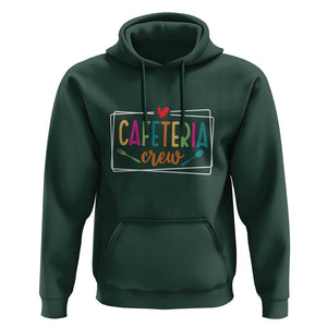 Cafeteria Crew Hoodie Lunch Lady Squad Spoon Fork TS11 Dark Forest Green Print Your Wear