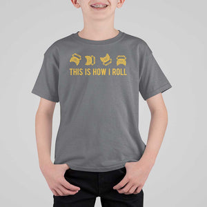 Funny School Bus Driver T Shirt For Kid This Is How I Roll TS11 Charcoal Print Your Wear