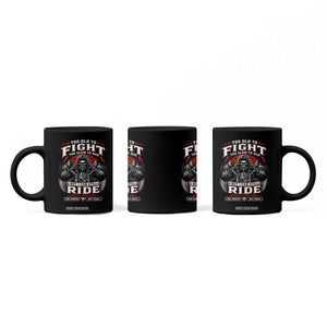 Funny Motorcycle Grandpa Coffee Mug Too Old To Fight Too Slow To Run But I Can Still Ride Pretty Darn Good