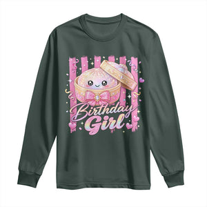 Birthday Girl Cute Glitter Dumpling Long Sleeve Shirt Kawaii Food Squishy Summer Stripes