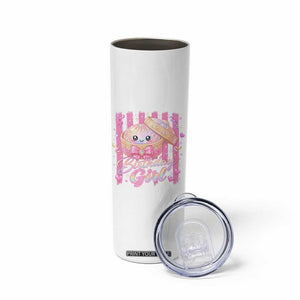 Birthday Girl Cute Glitter Dumpling Skinny Tumbler Kawaii Food Squishy Summer Stripes