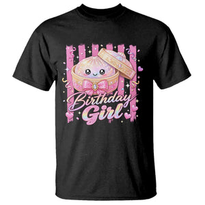Birthday Girl Cute Glitter Dumpling T Shirt Kawaii Food Squishy Summer Stripes