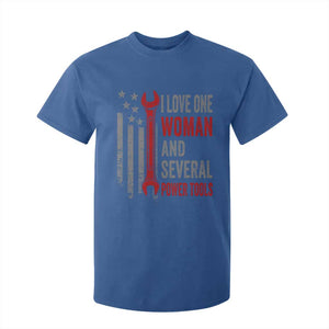 I Love One Woman And Several Power Tools T Shirt For Kid Funny Mechanic Handyman Carpenter TS11 Royal Blue Print Your Wear