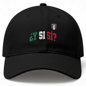 Mexican Y Si Si Football Jersey Style Baseball Cap Funny Mexico Roots TS11 Print Your Wear