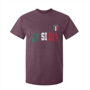 Mexican Y Si Si Football Jersey Style T Shirt For Kid Funny Mexico Roots TS11 Maroon Print Your Wear