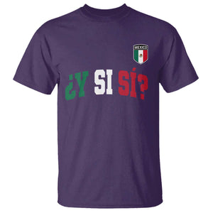 Mexican Y Si Si Football Jersey Style T Shirt Funny Mexico Roots TS11 Purple Print Your Wear