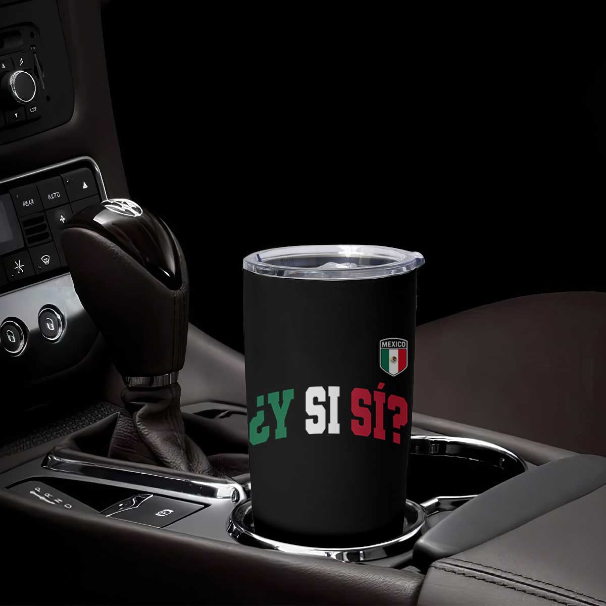 Mexican Y Si Si Football Jersey Style Tumbler Cup Funny Mexico Roots TS11 Print Your Wear