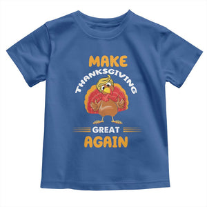 Funny Thanksgiving Trump Baby Shirt Make Thanksgiving Great Again Blond Hair Turkey TS11 Royal Blue Print Your Wear