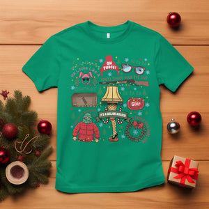 Funny Christmas Movie T Shirt Oh Fudge Bunny Pajama Italian Leg Lamp TS11 Irish Green Print Your Wear