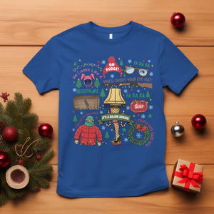 Funny Christmas Movie T Shirt Oh Fudge Bunny Pajama Italian Leg Lamp TS11 Royal Blue Print Your Wear