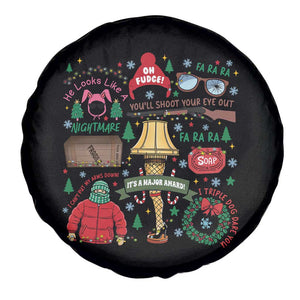 Funny Christmas Movie Spare Tire Cover Oh Fudge Bunny Pajama Italian Leg Lamp TS11 Print Your Wear